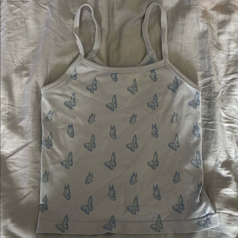 Butterfly Print Tank Top